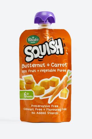 Rhodes Squish 100% Fruit + Vegetable Puree Butternut + Carrot 200ml