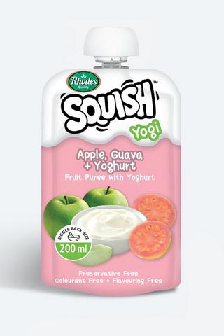 Rhodes Squish Fruit And Yoghurt Puree Apple + Guava 200ml