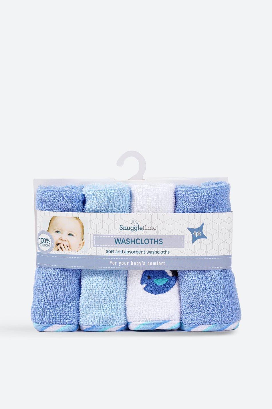 Snuggletime Wash Cloths 4 Pack