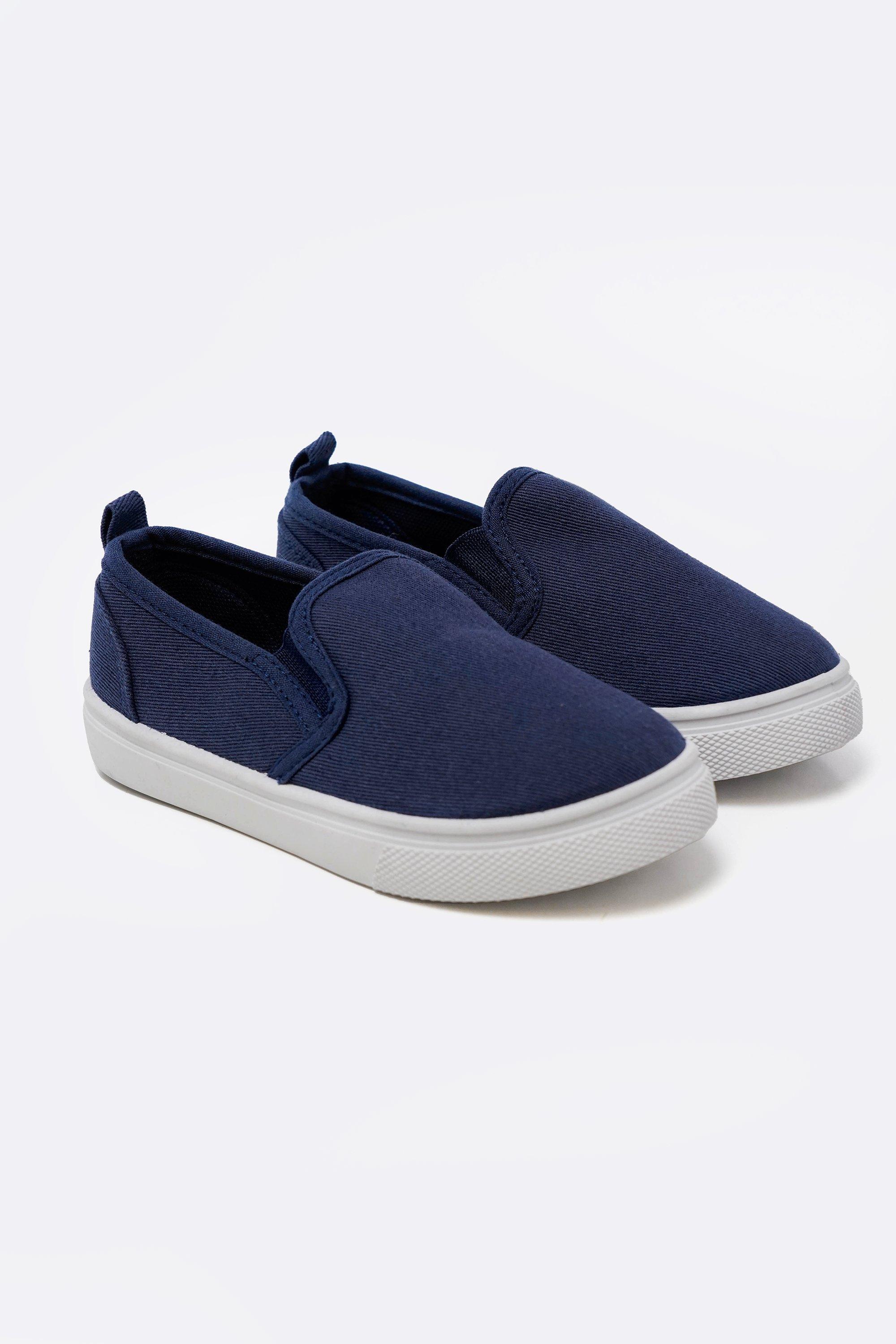 hotter canvas slip ons