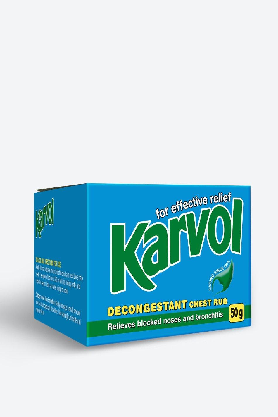 Karvol Decongestant Chest Rub 50g