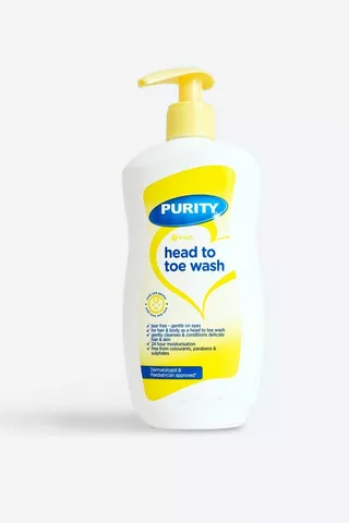 Purity Fresh Head To Toe Wash 500ml