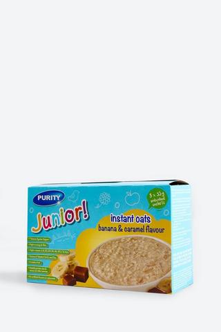 Purity Junior Instant Oats Banana + Caramel 8 X 35g