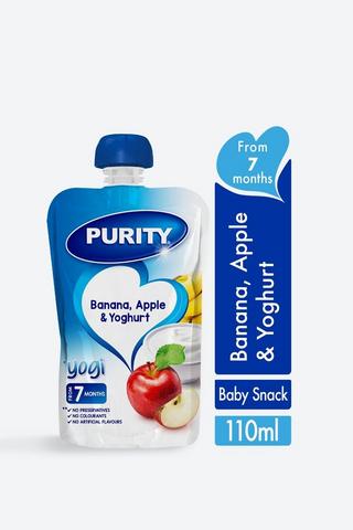 Purity Banana Apple + Yoghurt 110ml
