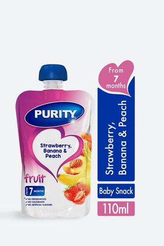 Purity Strawberry Banana + Peach 110ml