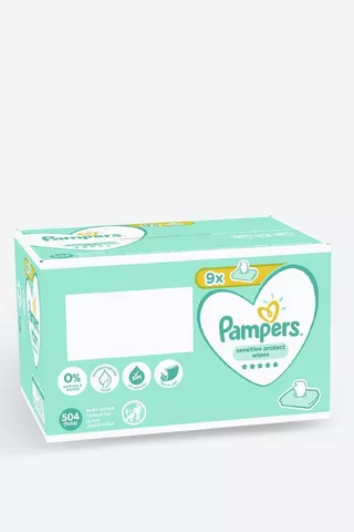 Pampers Baby Sensitive Wipes 9 X 56