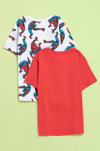 2 Pack Spiderman T-shirts