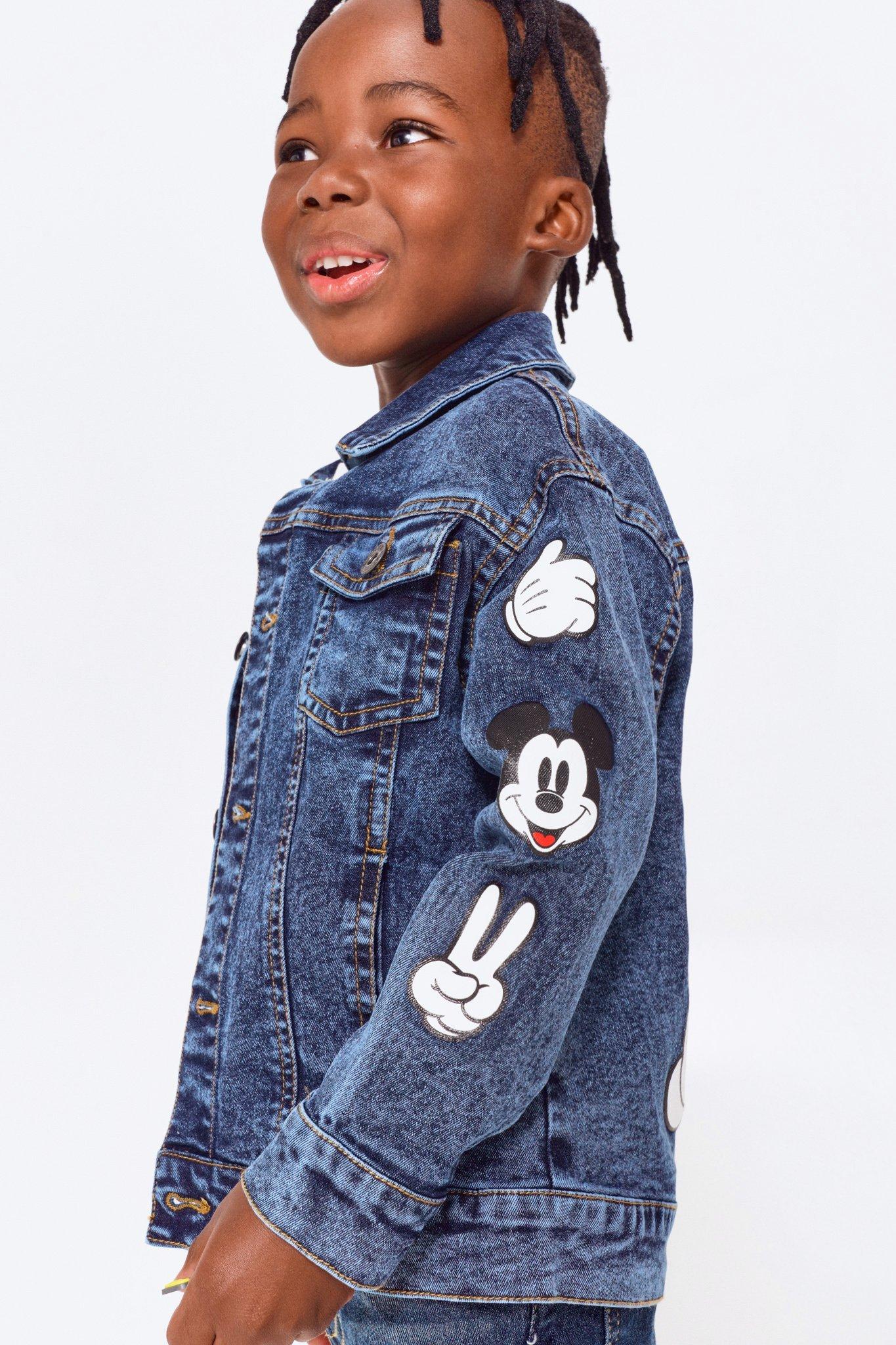 Jean jacket deals mickey mouse