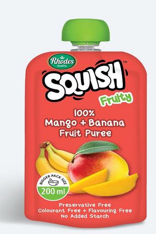 Rhodes Squish Mango + Banana 200ml