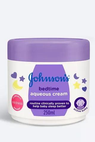 Johnson's Bedtime Aqueous Cream 250ml