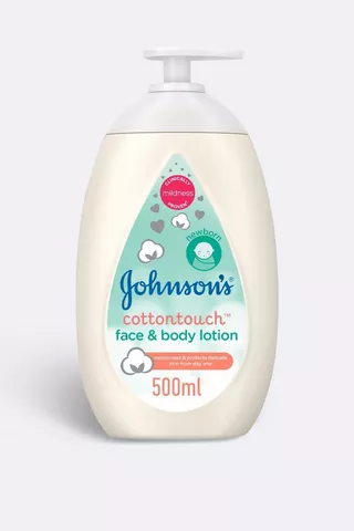 Johnson's CottonTouch Face + Body Lotion 500ml