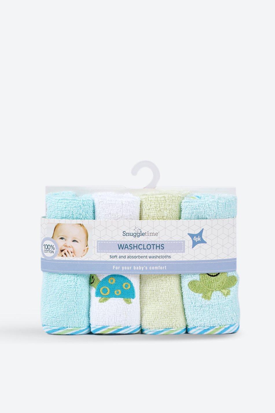Snuggletime Wash Cloths 4 Pack