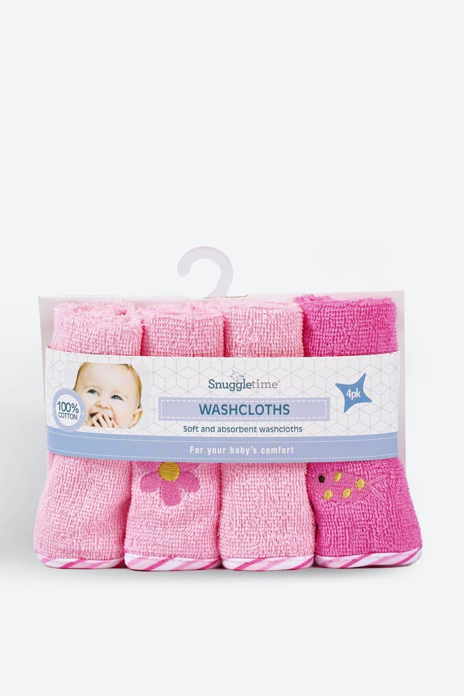 Snuggletime Wash Cloths 4 Pack