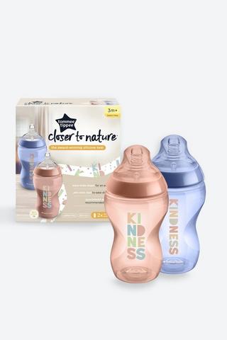 Tommee Tippee Closer To Nature Bottle Set 340ml 2 Pack