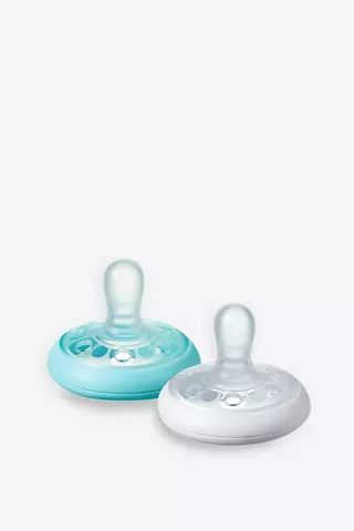 Tommee Tippee Breast-like Soother 2 Pack 6-18 Months