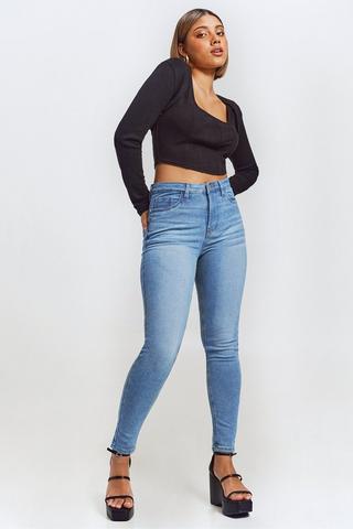 Mr Price Ladies Denim jeans | Skinny jeans, high-rise, tube, balloon ...