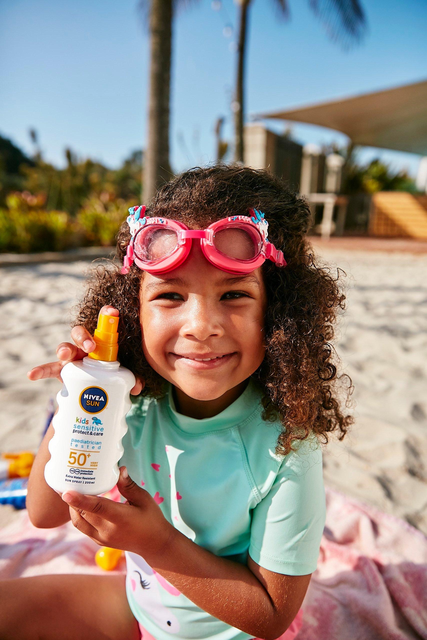 Nivea Sun Kids Protect + Sensitive SPF50+ Sunscreen Spray 200ml