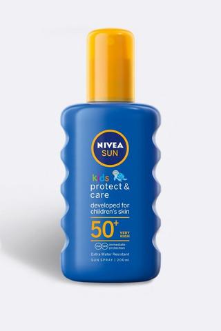 Nivea Sun Kids Protect + Care SPF50+ Sunscreen Spray 200ml