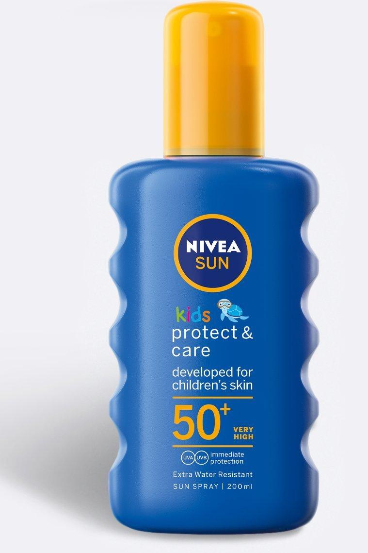 NIVEA SUN Sun Lotion Kids Protection & Care SPF 50+, 200 ml