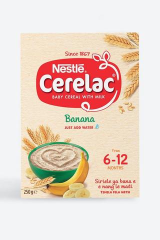 Nestle Cerelac Baby Cereal With Milk Banana 6-12 Months 250g