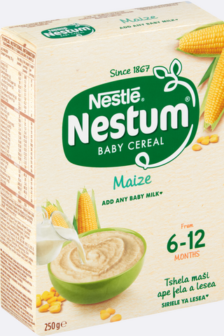 Nestle Nestum Baby Cereal Maize 6-12 Months 250g