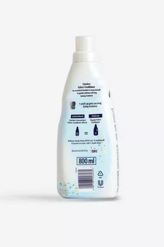Comfort Concentrated Fabric Conditioner 800ml