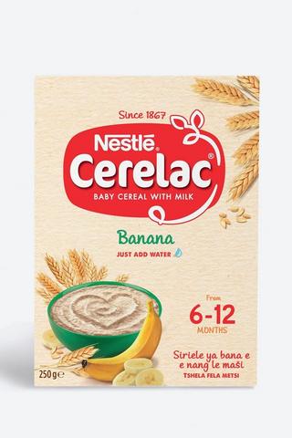 Nestle Cerelac Cereal Banana with Milk 6-12 Months 250g