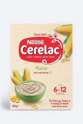 Nestle Cerelac Maize Cereal With Milk 6-12 Months 250g