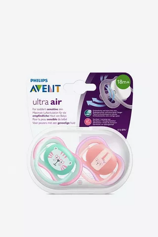 Philips Avent Soother 18 Months+ 2 Pack