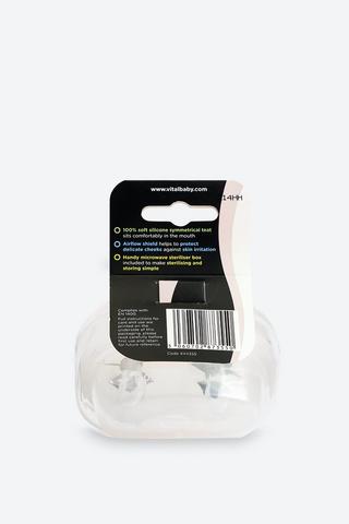 Vital Baby Airflow Soother 0- 6 Months 2 Pack