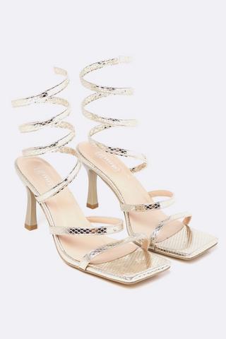 Spiral Wrap Stiletto