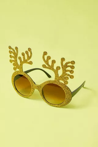 Festive Reindeer Glasses
