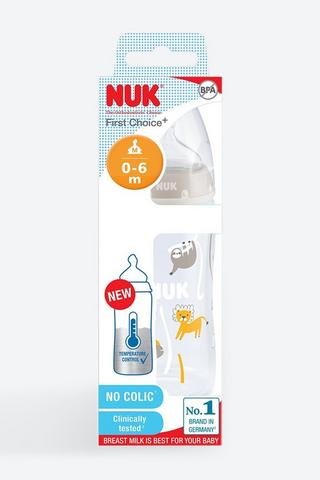 Nuk First Choice Temperature Control Bottle 0- 6 Months 300ml