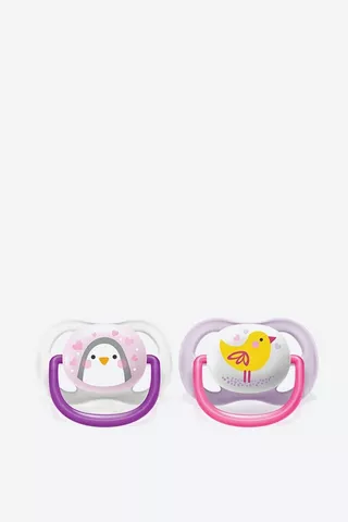 Philips Avent Soother 0 - 6 Months 2 Pack