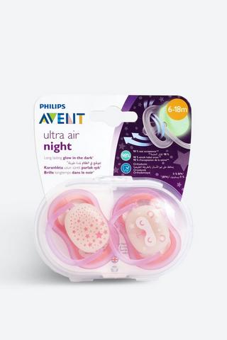 Philips Avent Ultra Air Soother 6-18 Months 2 Pack