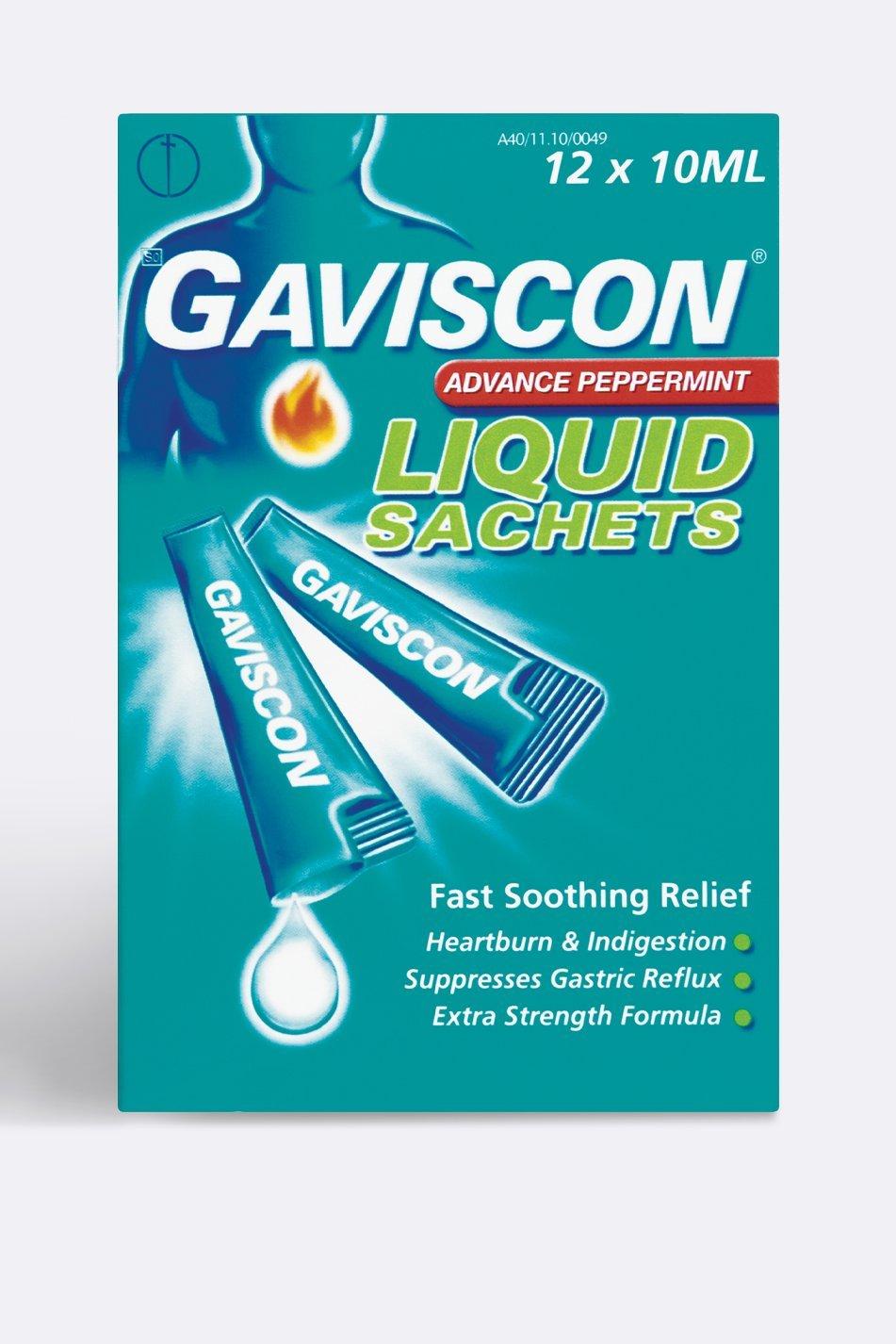 Gaviscon Liquid 12 x 10ml Sachets