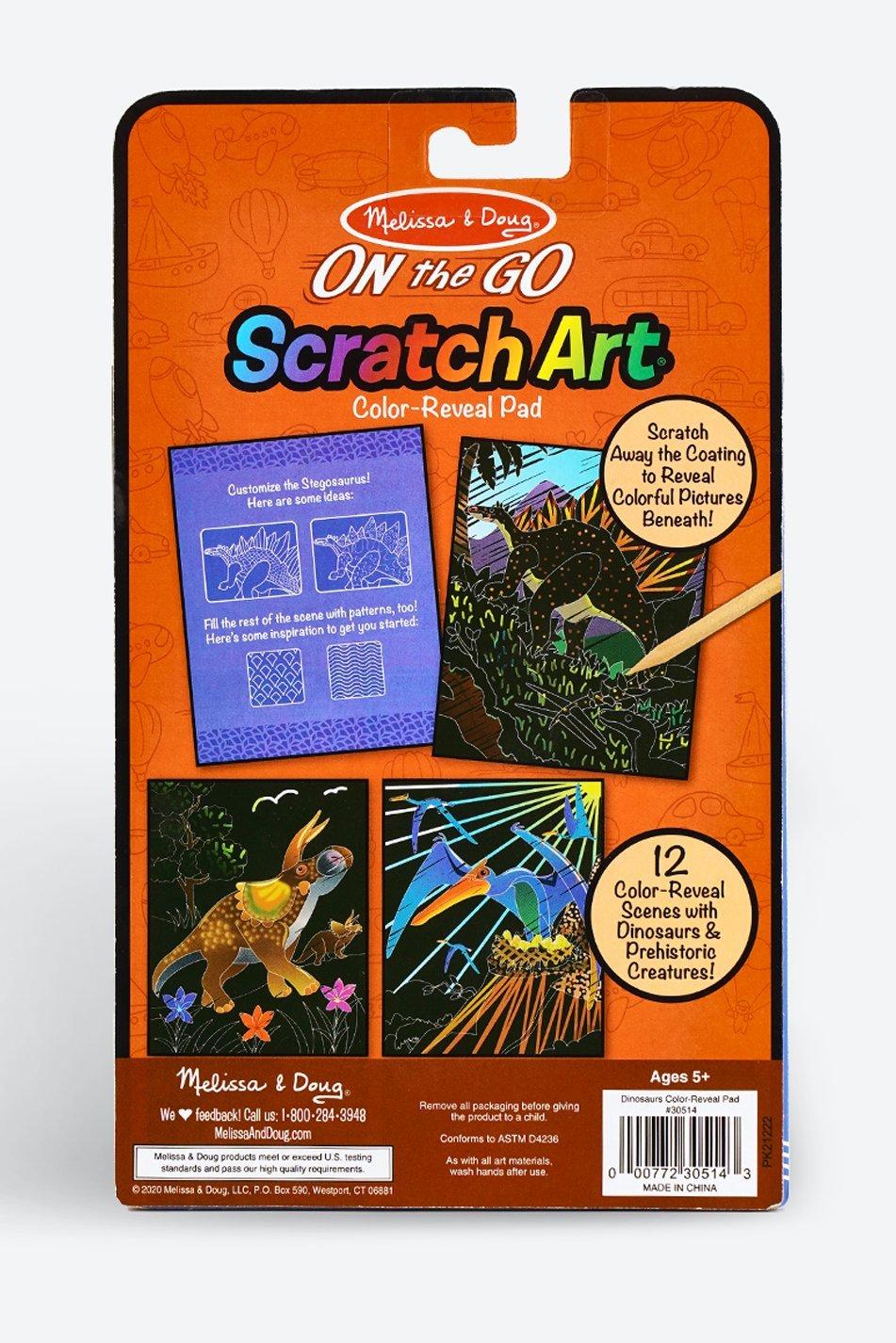 Scratch Art Dinosuars