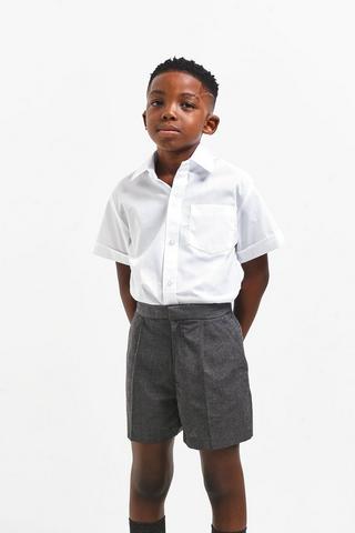 Boys slim fit school on sale shorts