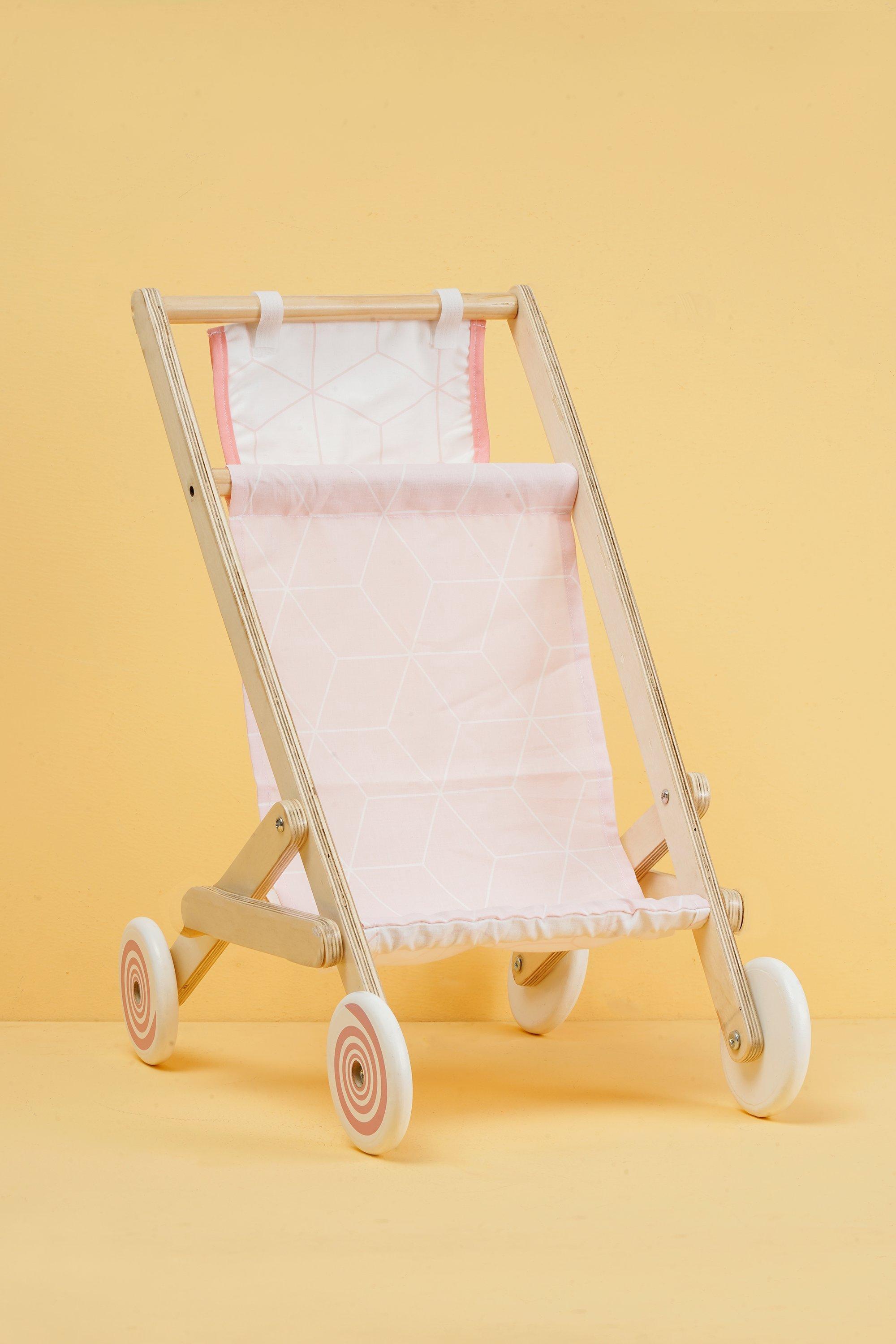 Doll Stroller Pink