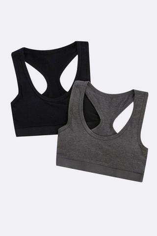 2-pack Crop Top Bras (3102592)