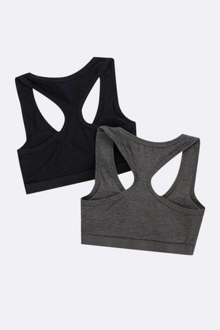 2 Pack Crop Bras