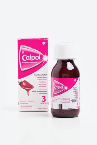 Calpol Paediatric Suspension Strawberry 100ml