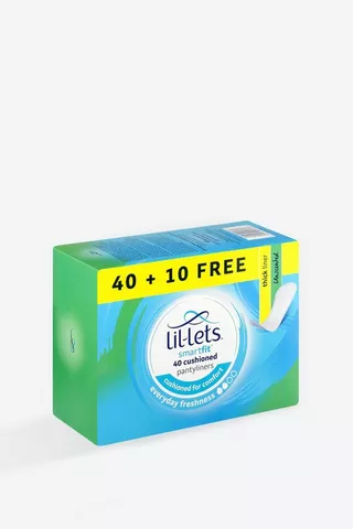 Lil-Lets Unscented Panty Liners 40s + 10 Free