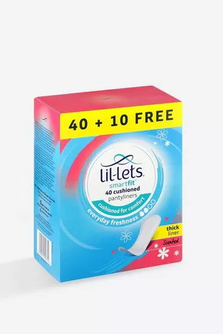 Lil-Lets Scented Panty Liners 40s + 10 Free