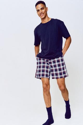 Mens short hot sale sleep shorts