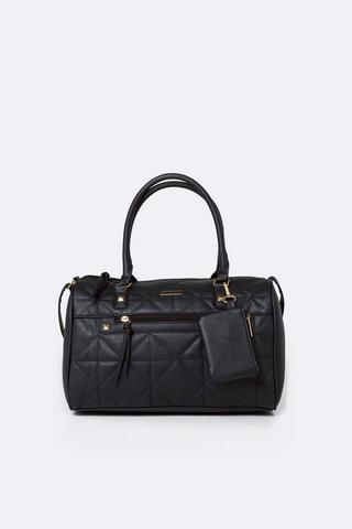 Quilted Bowler Bag