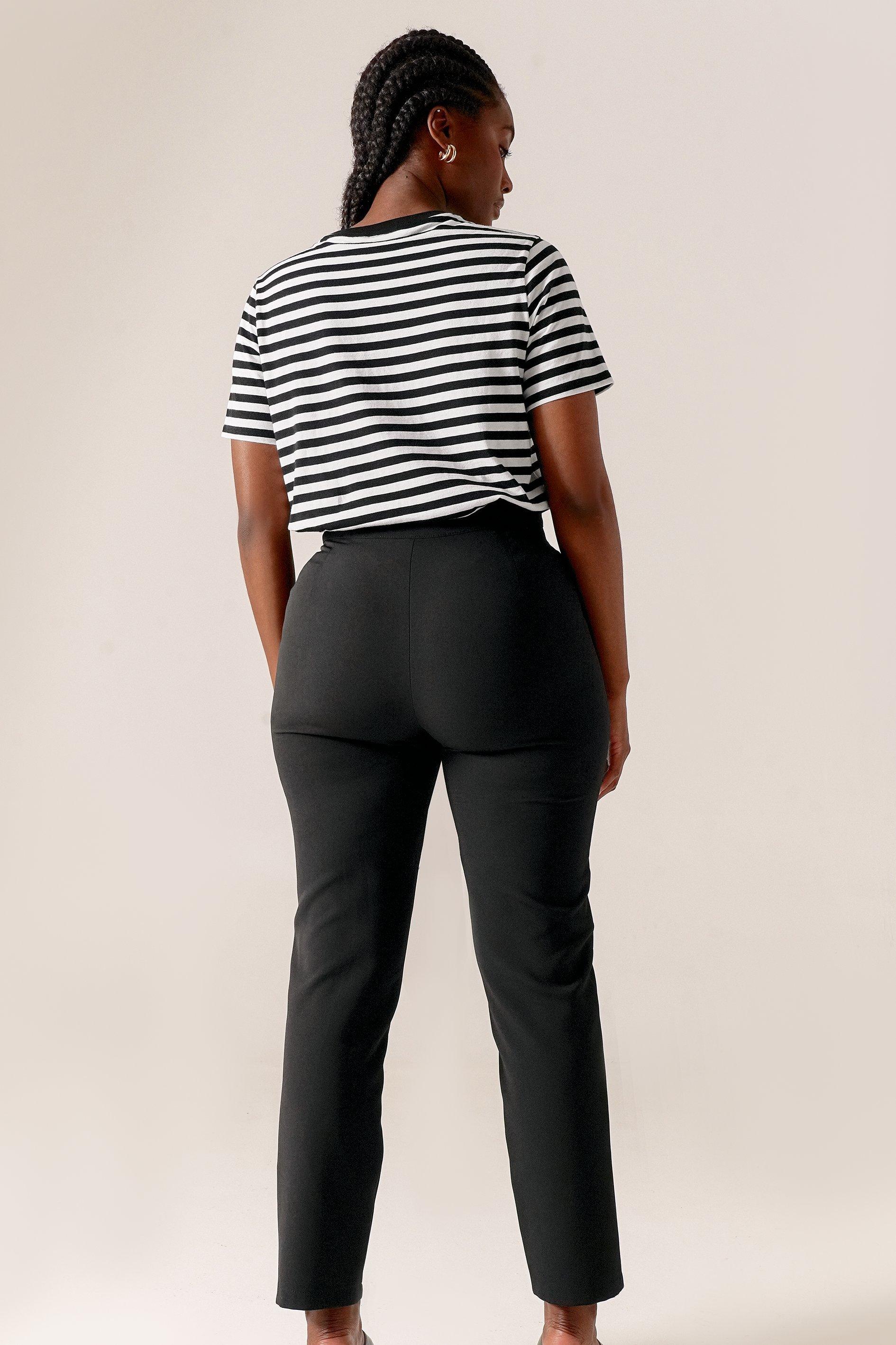 Black formal trousers clearance ladies