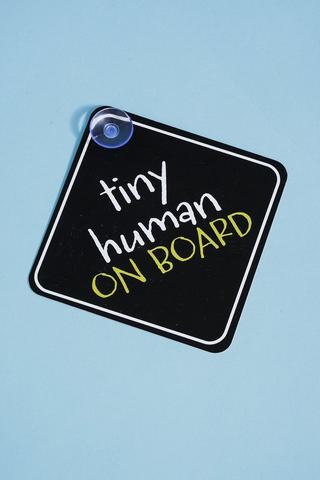 Tiny Human On Board Sticker