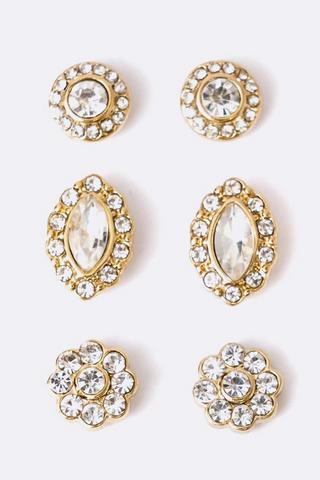 3 Pack Earrings