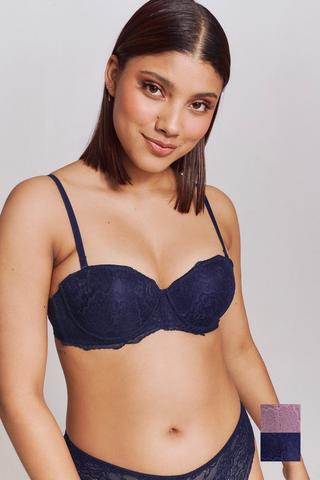 2 Pack Balconette Bras